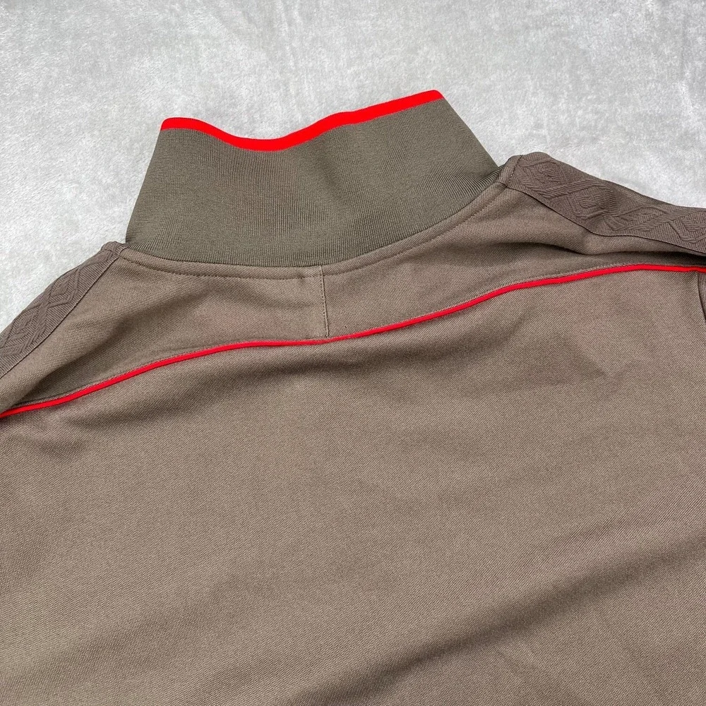 Nike Lebron James Sample Jacket Mens 2XLT Tall Brown Full Zip Logo‎ Basketball